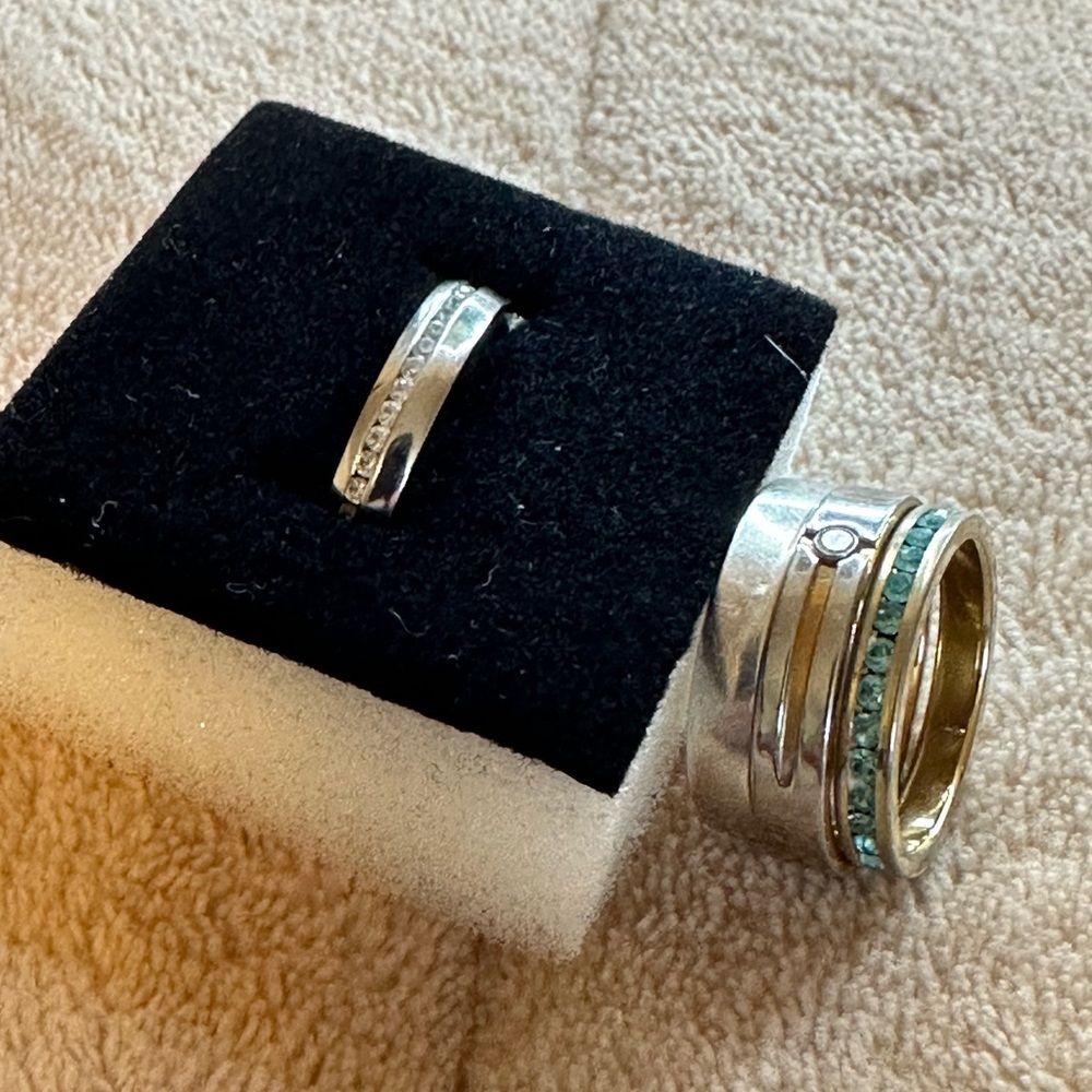 Bundle of titanium and stainless rings for Cheepestchick